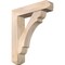 Ekena Millwork Olympic Craftsman Smooth Bracket w/ Offset Brace, Douglas Fir, 7 1/2"W x 32"D x 38"H BKT0806X32X38OLY04SDF - alternate 1